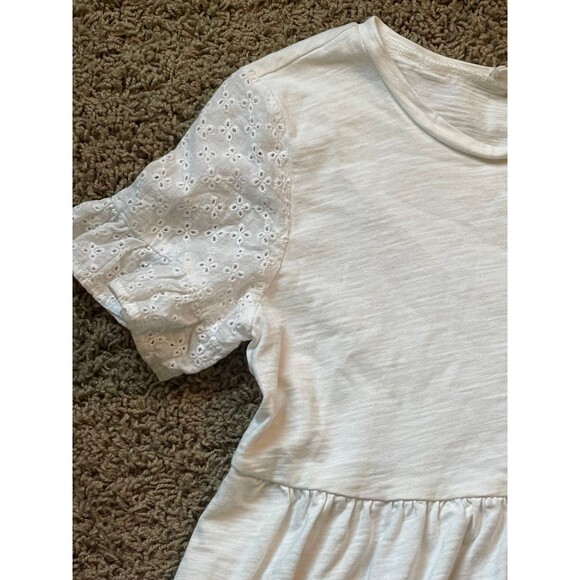 Alter’d State Small Dress off white shirt style lace sleeves flowy - Picture 2 of 11